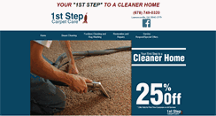 Desktop Screenshot of carpetcleaning1st.com